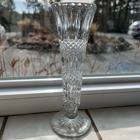 Vintage Crystal Vase, Cut Glass - Picture 2 of 7